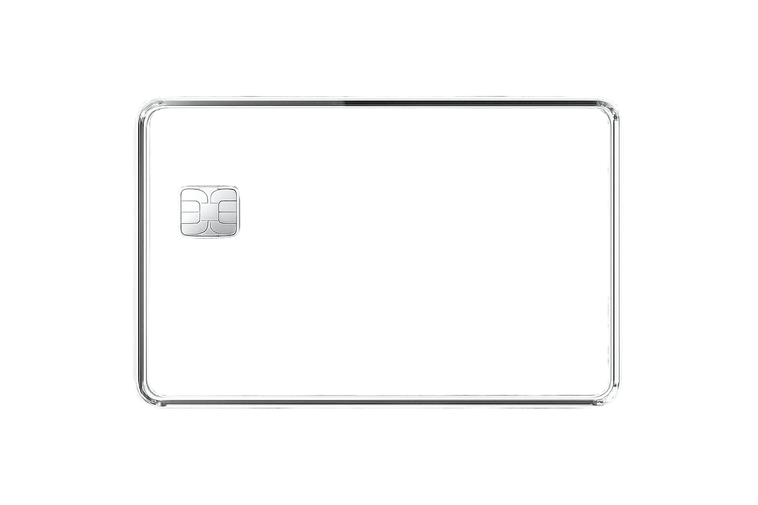 Glass card with green liquid value flowing through it